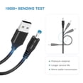 thumbnail image 5 of LujingZ 5V Universal USB to DC Power Cable 5Ft with 13 Adapter Plugs, Compatible with Webcam Router Bluetooth Speaker Scanner DVR Hard Disk Box USB Hub LED Fan, Max 3A, Anti-Tangle, Black, 5 of 7