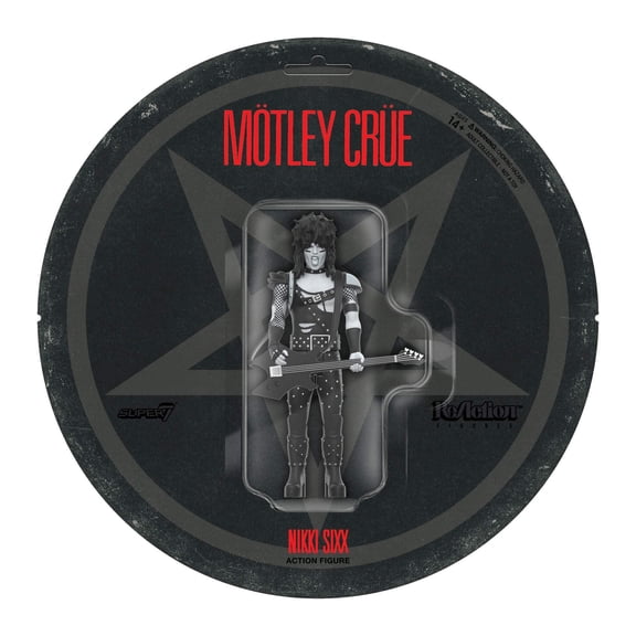 Motley Crue ReAction Figures Wave 02 - Nikki Sixx (Shout At The Devil - Black  White)