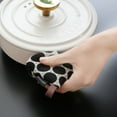 thumbnail image 4 of Mini Gants de Four Coton Résistants à la Chaleur Maison Bar Hôtel Café Table à Manger Pot Poêle Cuisson Isolation Mitaines Ustensiles de Cuisine Bleu Foncé, 4 of 9
