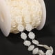 thumbnail image 5 of Cinta de perlas, collar de perlas, guirnalda de perlas, decoración de hilo de perlas, mesa de perlas Beige, 5 of 9
