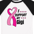 thumbnail image 4 of Inktastic Breast Cancer Awareness I Support My Gigi with Pink Ribbon Boys or Girls Toddler T-Shirt, 4 of 5