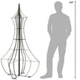 thumbnail image 4 of H Potter Obelisk Garden Trellis Metal Iron Brown 39.5"W x 69.5"Tall, 4 of 6