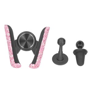 Support universel de téléphone de voiture, Support de téléphone Bling de voiture Bling Car Support de téléphones réglables de téléphone cellulaire automatique Installation sans effort