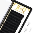 thumbnail image 1 of B&Qaugen Easy Fan Volume Lashes C-0.03-9 B&Qaugen Easy Fan Lashes 0.03 Extensiones de pestañas C Curl Mega Lash Extension Negro mate B&Q Easy Volume Fan Lashes 9 a 25 mm (C-0.03,9 mm), 1 of 4