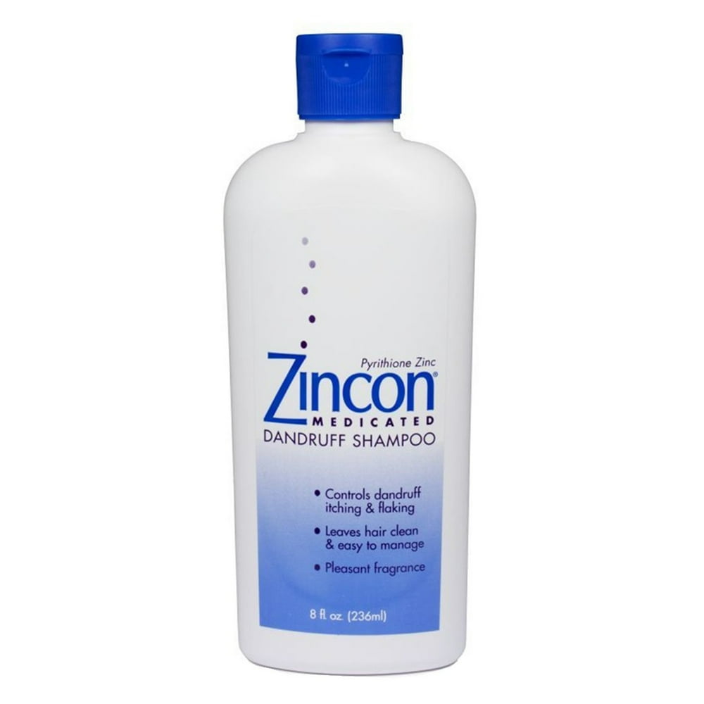 6 Pack Zincon Medicated Dandruff Shampoo, 8 fl oz