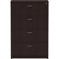 thumbnail image 2 of Lorell LLR18274 4 Drawer Locking Lateral File, Espresso, 2 of 2