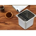 thumbnail image 4 of PHIGZNT Coffee Knock Box Stainless Steel,Espresso Knock Box Stainless Steel, Knock Box for Espresso Coffee Grounds, Knock Box Small Silver One Size, 4 of 5