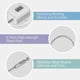 thumbnail image 3 of 2 Pack Refrigerator Lock - 3 Digit Cable Fridge Lock, Child Proof Cabinet Locks(White), 3 of 5