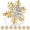 Gold-8pcs, variant on ZeeDix Christmas Gold Snowflake Napkin Rings Set of 12 for Rustic Dinner Tables Decoration,Wedding Receptions,Christmas&Thanksgiving Holiday,Party Dinner Parties