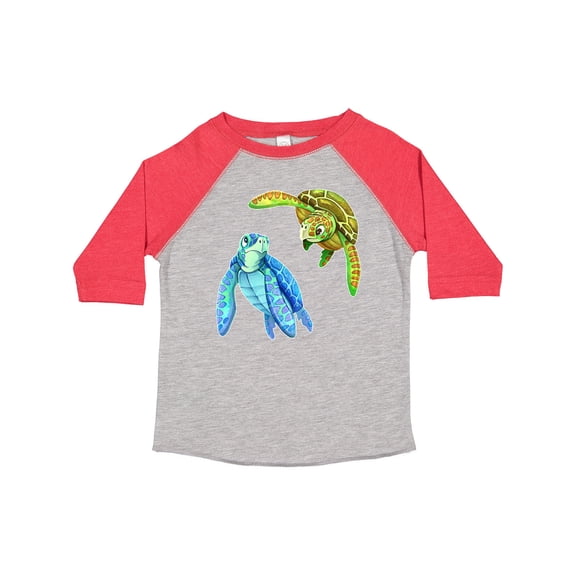 Inktastic Sea Turtles Swimming Together Boys or Girls Toddler T-Shirt