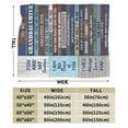 thumbnail image 3 of Wijzvio To My Granddaughter Throw Blanket Soft Fuzzy Fleece Blanket For Couch Bed Living Room Decoration 80"X60", 3 of 9