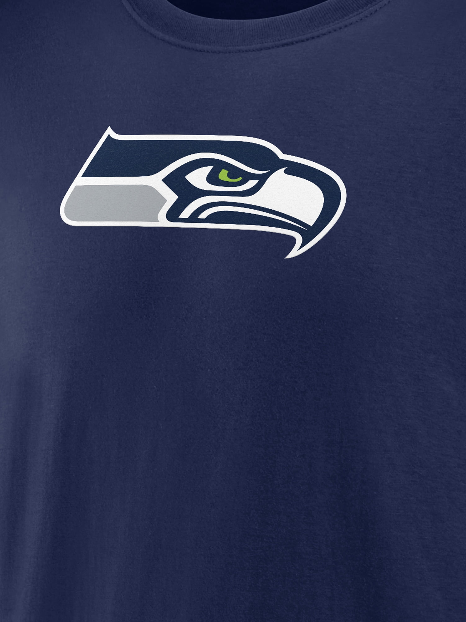 NFL Seattle Seahawks Men's Cotton Navy Short Sleeve T-Shirt