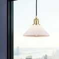 thumbnail image 3 of 516-1P-WPC-G131-Innovations Lighting-Orwell - 1 Light Cord Hung Mini Pendant In Industrial Style-6.5 Inches Tall and 8.38 Inches Wide-White/Polished, 3 of 6