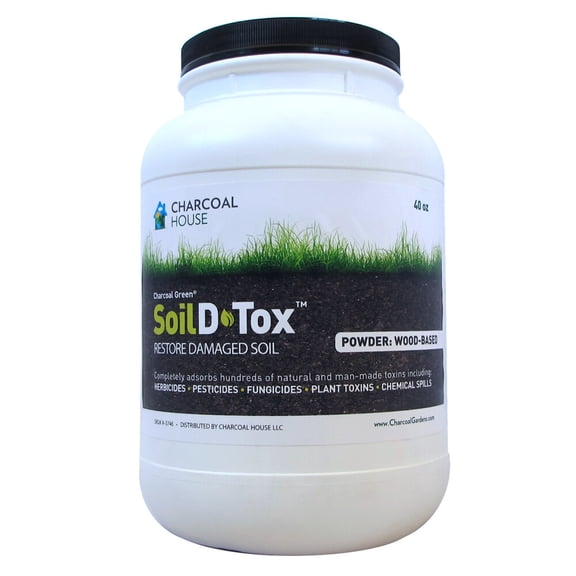 1 Gallon Charcoal Green® Soil D•Tox™ POWDER (Wood-based)