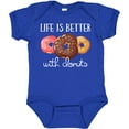thumbnail image 3 of Inktastic Life is Better with Donuts Boys or Girls Baby Bodysuit, 3 of 5