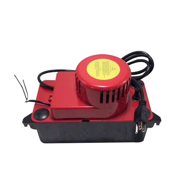 Aniceparthy Universal Power Water & Condensate Pumps,Air conditioning condensate drain pump,115V,AC 60HZ,60W,Max.Lift 15'/4.6M,1 Amps,Red