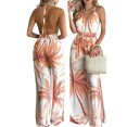 thumbnail image 1 of TRKIYQC Mono largo con cuello en V sin mangas con estampado floral bohemio, con tirantes delgados ajustables, forro polar verde con licencia oficial de star wars silent one crew TRKIYQC perder, 1 of 6