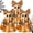 3Pack, variant on Lighted Vintage Patchwork Ghost, 14in LED Sweet Ghost with Pumpkin Lantern, Patchwork Ghosts Lamp for Halloween Decor, Rustic Farmhouse Fall Spooky Decoration for Mantel Shelf Entryway Porch (1Pack)