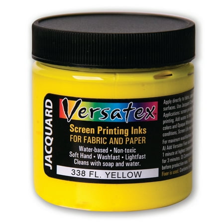 Jacquard Versatex Screen Printing Ink, 4 oz., Fluorescent