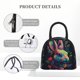 thumbnail image 4 of Disketp Colorful Patterned Rabbit Bolsa Térmica para Almuerzo, Lonchera con Abertura Amplia y Gran Capacidad, Organizador Reutilizable para Mujeres, Hombres y Adultos, 4 of 6