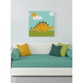thumbnail image 4 of Marmont Hill Playtime Dino II Canvas Wall Art, 4 of 7