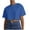 Blue, variant on Tawop Women's Shirts Womens T Shirts Round Neck Short Sleeve Solid Summer Sports Crop Athletic Navel Black L(Us:8)