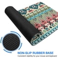 thumbnail image 6 of Long Mouse Pads for Desk,Teal and Orange Geometric Boho Pattern Desk Mats on Top Of Desks, Desk Mouse Pad Extra Large with 3mm Non-Slip Base and Stitched Edge for Gaming,Office,Work,Home 31.5"x15.7", 6 of 6
