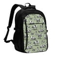 thumbnail image 1 of Balery Farm Cows Mochila con carga USB para hombre y mujer - Mochila impermeable y antirrobo para laptop con puerto USB para viajes, trabajo, 1 of 7