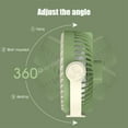 thumbnail image 6 of CASAFUN New Style Small Fan Wall Hanging Desktop Multifunctional Lighting Fan USB Rechargeable Fan 3 Speeds Mini Personal Portable Fan 360° Rotation Adjustable for Bedroom Dorm, 6 of 9