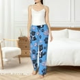 thumbnail image 5 of Pajama Pants Women, Classic Katong Cat Fish Blue Sweatpants Soft Sleep Lounge Pants, Casual PJ Bottoms Pants with Pockets, 5 of 5