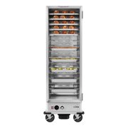 Pemberly Row 33" Commercial Non-Insulated Heated Holding Cabinet in Silver