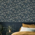 thumbnail image 3 of Rasch Tsubomi Blue Cherry Blossom Wallpaper, 3 of 4