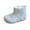 Gray, variant on breaise Boys Girls Fuzzy Boots Baby Kids Fleece Lined Snow Shoes Warm Cozy Winter Boots for Toddler