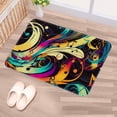 thumbnail image 5 of Note Polyester Non-Slip Machine Washable Kitchen Mat Area Rug Floor Mat Office Rugs, 5 of 6