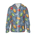 thumbnail image 1 of Balery Fruit Ice Cream Sudadera ligera de manga larga con capucha y protección solar UPF 50+ para hombre y mujer, ideal para pesca y running-3X-Large, 1 of 7