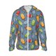 thumbnail image 1 of Balery Fruit Ice Cream Sudadera ligera de manga larga con capucha y protección solar UPF 50+ para hombre y mujer, ideal para pesca y running-Medium, 1 of 5