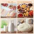 thumbnail image 4 of Food Warming Mat, Electric Heating Tray, Foldable, Safety Lock, Beige Yellow, XXL 36" x 16", 4 of 5