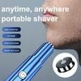 thumbnail image 4 of Seitruly Recortador de pelo para nariz y orejas, portátil, silencioso, lavable, carga USB, removedor de barba, cortapelos, cabeza negra, 2 uds. Type3 NO3 Seitruly CE013879-02B, 4 of 6