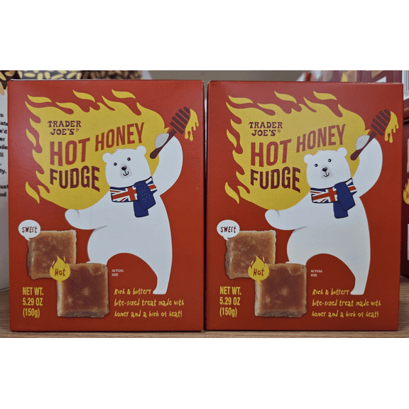Trader Joe's Hot Honey Fudge Sweet & Hot 5.29oz 150g (2 Boxes)
