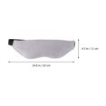 thumbnail image 2 of 1PC Sleeping Blinder Adjustable Elastic Portable Blindfold Shading Eye Patch (Grey), 2 of 8
