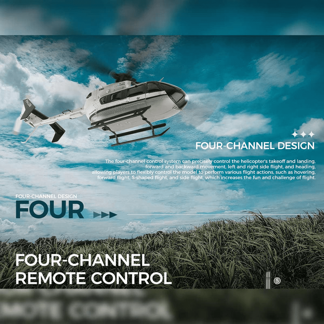 WL K160 EC-145 RC Helicopter, 2.4GHz 4CH Brushless Remote Control Helicopter 6-Axis Gyro, RTF RC Aircraft with Altitude Hold & One-Key Takeoff for Adults Beginners