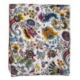 thumbnail image 2 of Beautiful Indian Handmade Cotton Kantha Quilt,Kantha Gudri, Floral with Mukut Design in Traditional Look Cotton Throw Blanket, Bedspread Size ( King 108" x 108" ), 2 of 5