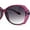 Purple - Smoke, variant on Womens Floral Jewel Hinge Dimensional Bevel Cut Butterfly Sunglasses Slate Pink