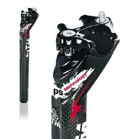 Monocoque Seatpost - ITM Pathom Full Carbon Monocoque Black Seatpost/Seatpillar - 31.6mm 350mm -