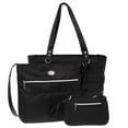 thumbnail image 1 of Set Bolsa Tote y Crossbody Lisa Steinberg by Jennyfer 9502-1 Negro, 1 of 7