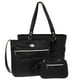 thumbnail image 1 of Set Bolsa Tote y Crossbody Lisa Steinberg by Jennyfer 9502-1 Negro, 1 of 7