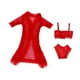 thumbnail image 2 of Pijama para muñeca de 11,5 pulgadas, ropa de baño, ropa interior, hecha a mano. Rojo, 2 of 9