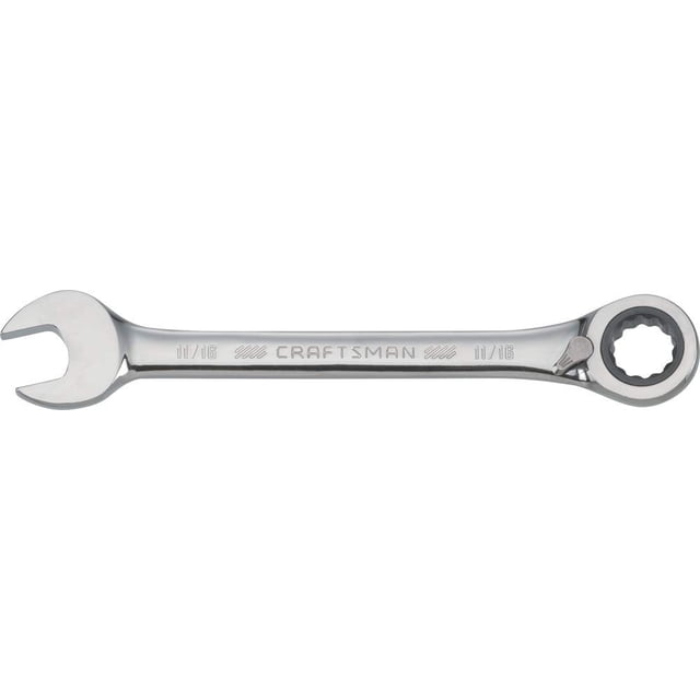 Llave de trinquete CRAFTSMAN reversible de 11/16 pulgadas y 72 dientes