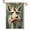 D, variant on XaaKee Spring Garden Flag, Humorous Animal Portrait Dejected Snout Garden Flags, Double-Sided High-Quality White Linen Garden Flags For Outside 12x18Inch