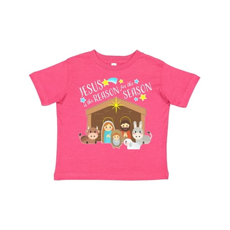 

Inktastic Jesus is the Reason for the Season Christmas Nativity Gift Toddler Boy or Toddler Girl T-Shirt
